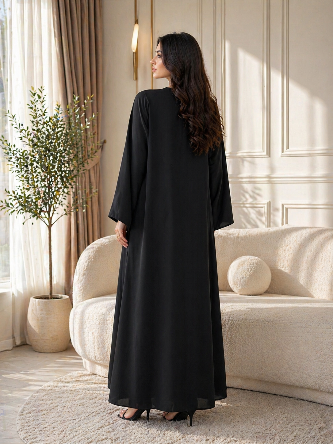 Midnight Handcrafted Abaya