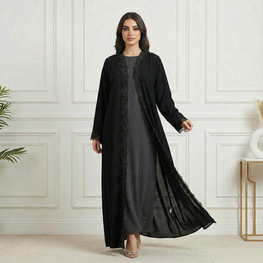 Karaz Noir Elegance Abaya