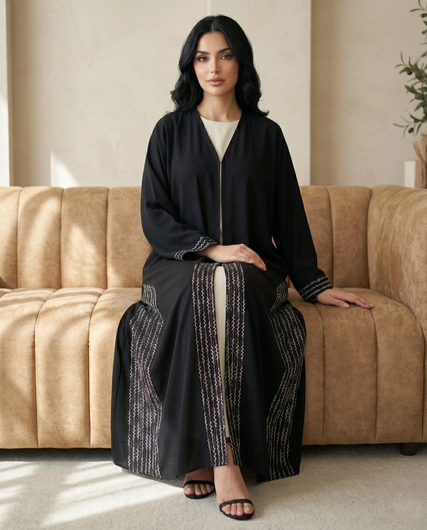 Midnight Whisper Abaya