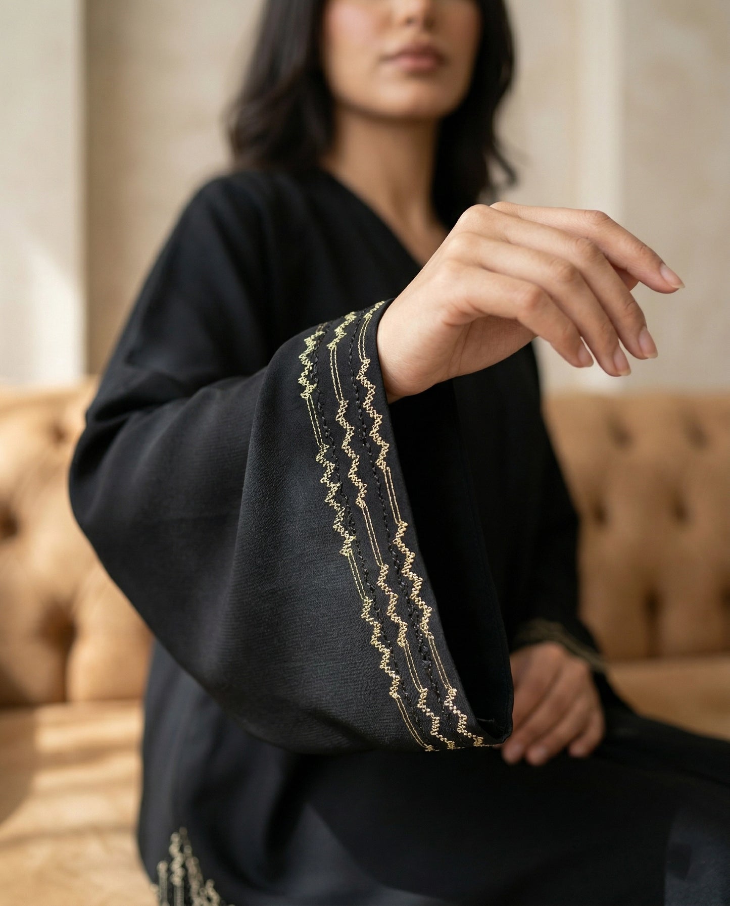 Midnight Whisper Abaya